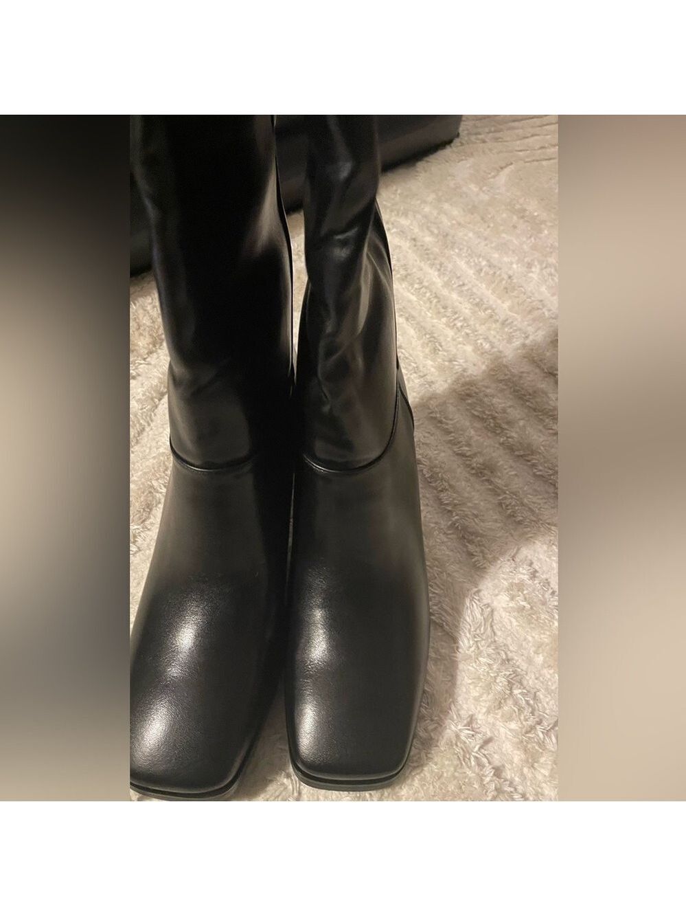 Black Knee High Women's Boots - Picture 11 of 15